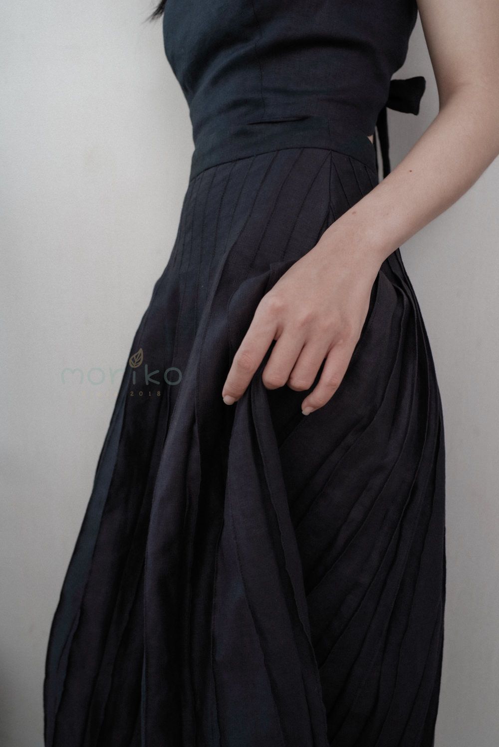Chân váy Linen Xếp Ly