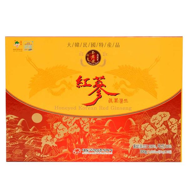 Hồng Sâm Nguyên Củ Tẩm Mật Ong Daedong 300g
