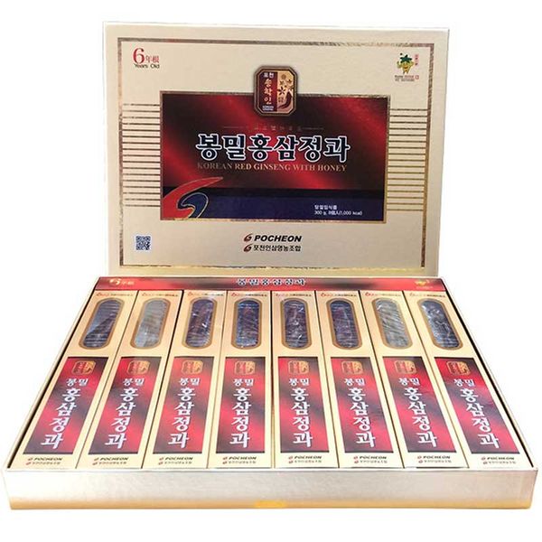 Hồng Sâm Nguyên Củ Tẩm Mật Ong Pocheon 300g