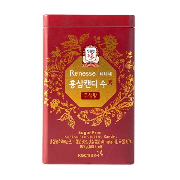 Kẹo Hồng Sâm Không Đường KGC 180g