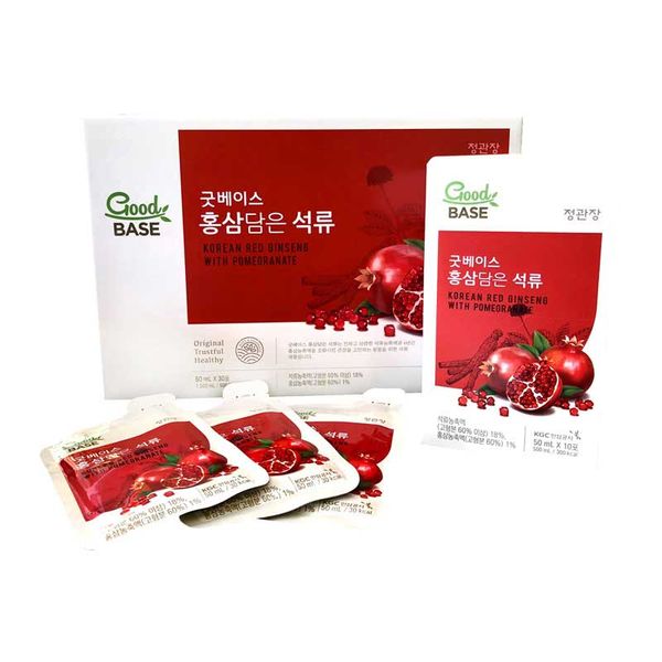 Nước Hồng Sâm Lựu Đỏ KGC GoodBase 50ml x 30 gói