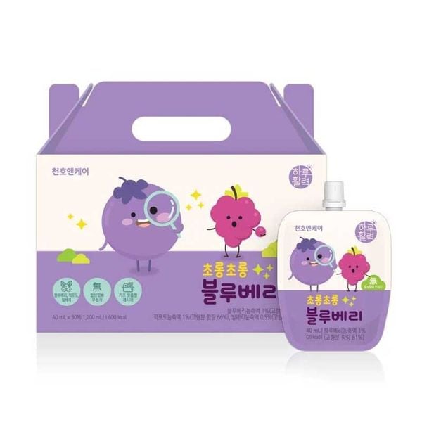 Nước Ép Việt Quất Cho Trẻ Em Chunho 40ml x 30 gói