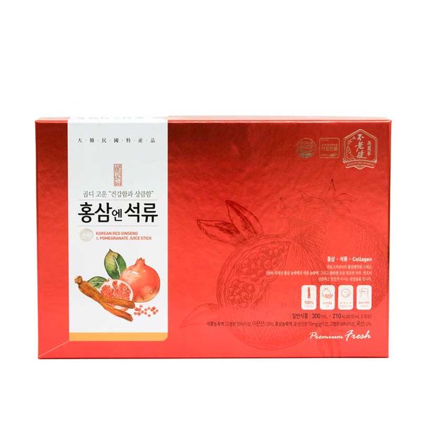 Nước Hồng Sâm Lựu Collagen Daedong 10ml x 30 gói