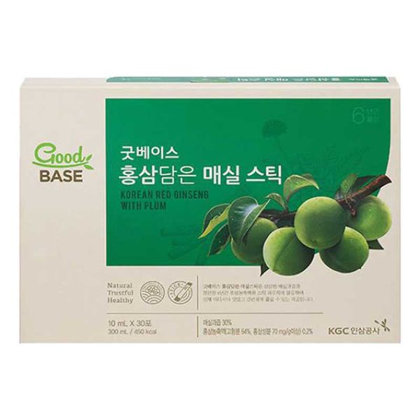 Nước Hồng Sâm Mơ Xanh KGC Goodbase 10ml x 30 gói