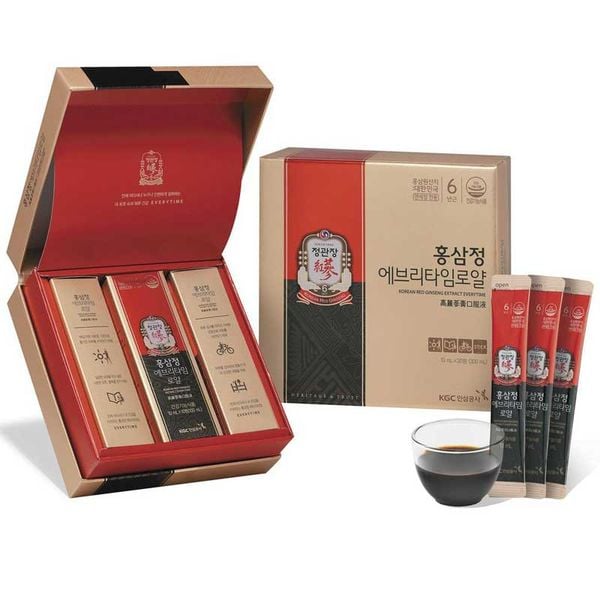 Tinh Chất Hồng Sâm Pha Sẵn Everytime Original 10ml x 30 gói