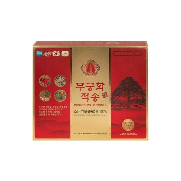 Tinh Dầu Thông Đỏ Mugunghwa 450mg x 180 viên