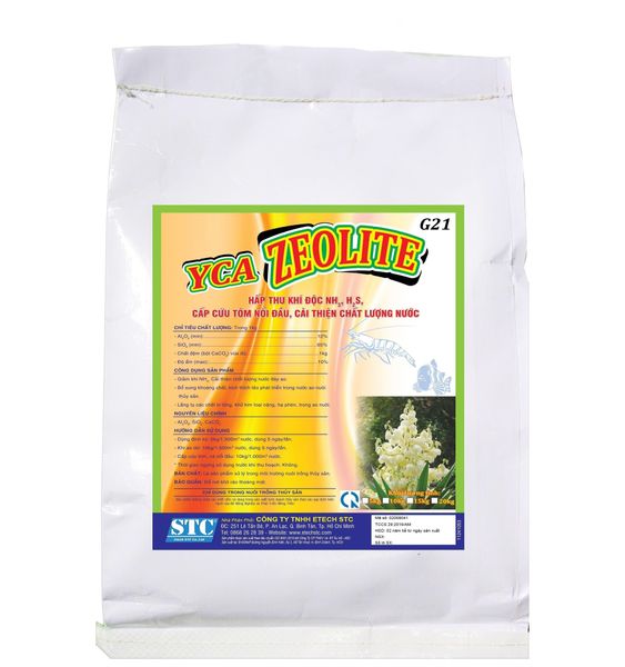 YCA ZEOLITE – Hấp thu khí độc NH3, NO2