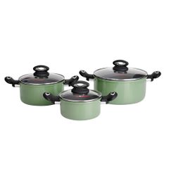 Bộ nồi nhôm cao cấp Ceragreen HAPPYCOOK, HCA-CG6PC