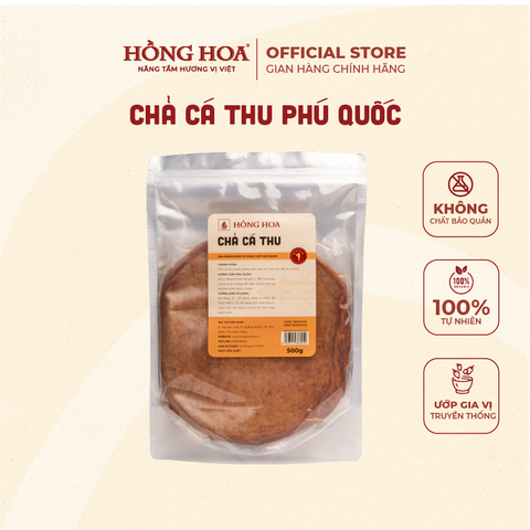  Chả Cá Thu Phú Quốc 500g, Đặc Sản Phú Quốc 