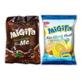  Combo Kẹo Cứng Migita Túi 140g Đủ Vị 