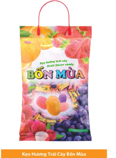 Kẹo Cứng Trái Cây Bốn Mùa Bibica 650g