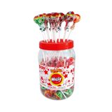  Kẹo Mút Welly Cam - Dâu - Ổi - Cola Bibica 594g 