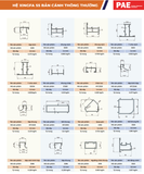 Cửa đi hệ xingfa 55 phẳng bản cánh tiêu chuẩn