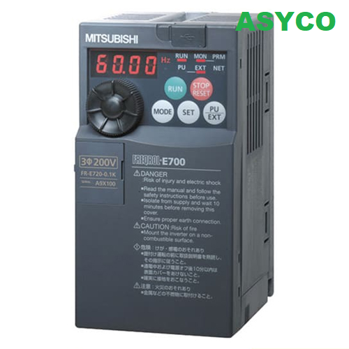 FR-E710W-0.75K - Biến tần Mitsubishi E700 1 pha 110V 0.75kW