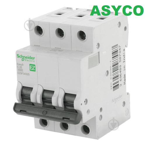 EZ9F34325 - Aptomat Schneider MCB 3P 25A 4.5kA