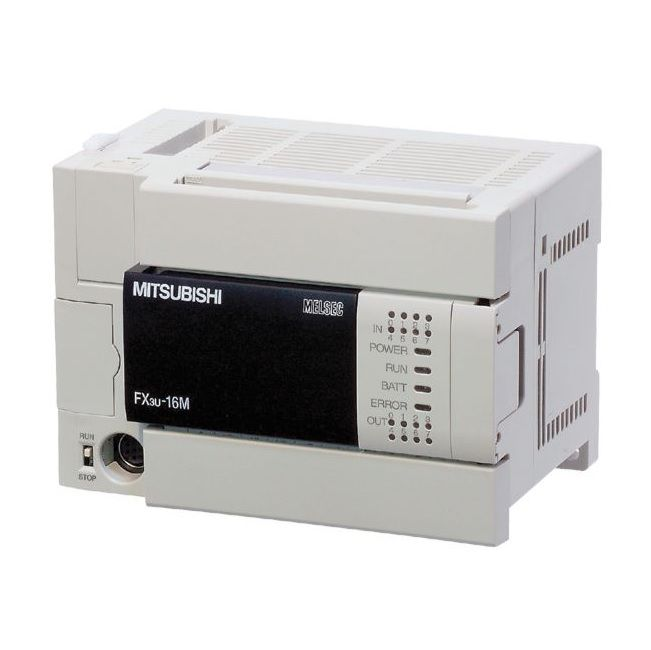 PLC Mitsubishi FX3U-16MR/ES (8 In / 8 Out Relay)