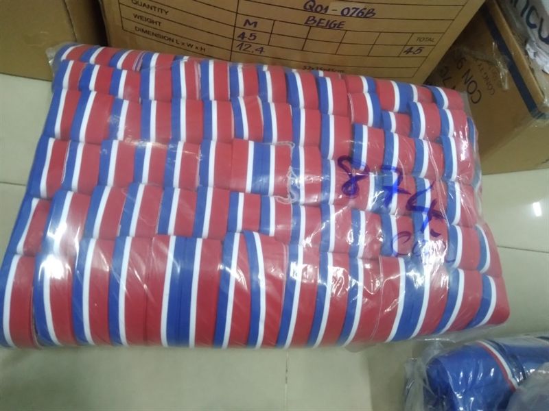 BO TAY XANH BÍCH -SỌC TRẮNG- ĐỎ