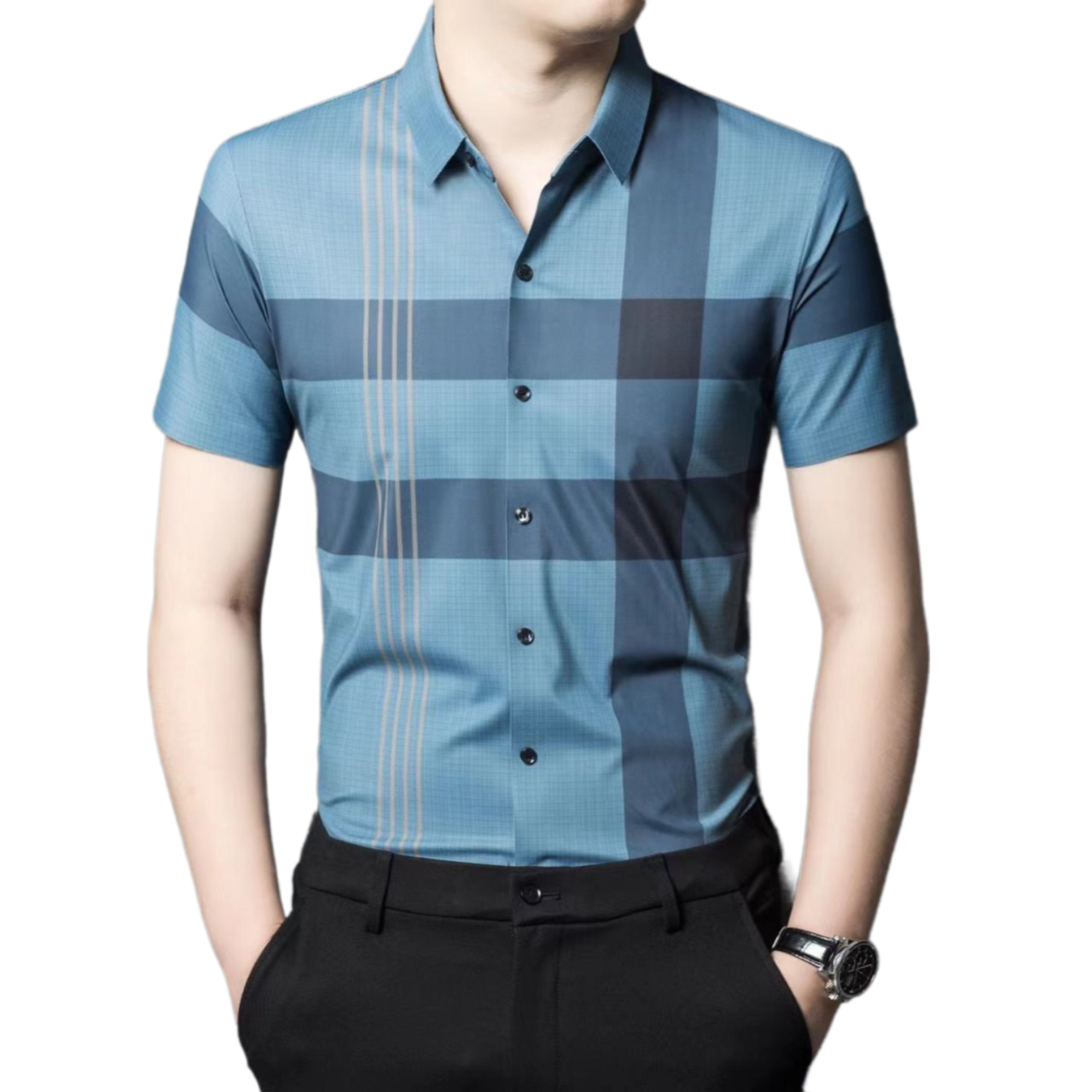 Combo 2 áo sơ mi Kazuma tặng ví cá sấu