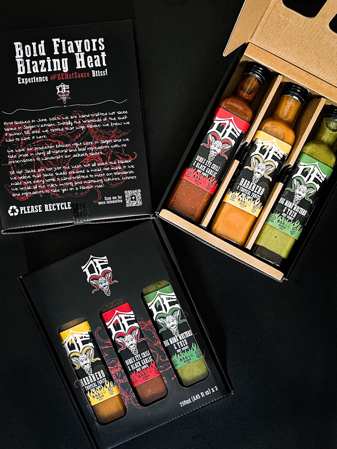 Set quà tặng - Dê Hot Sauce Gift Box