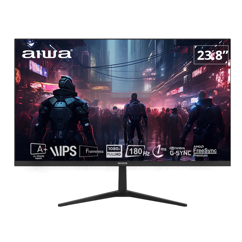  AIWA MD2404-V 23.8inch 180Hz IPS FHD 1ms 