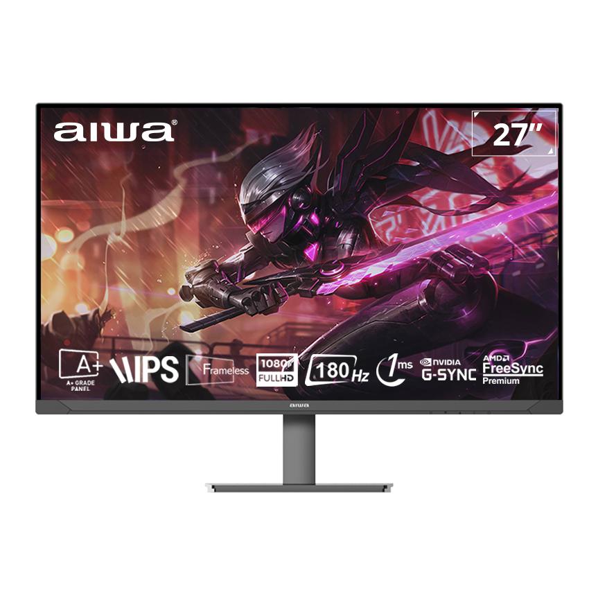  AIWA MD2707-K 27inch 180Hz IPS FHD 1ms 