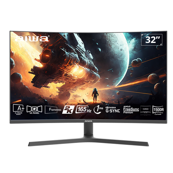  AIWA MZ320G-Y 32inch 165Hz VA 2K 1ms 