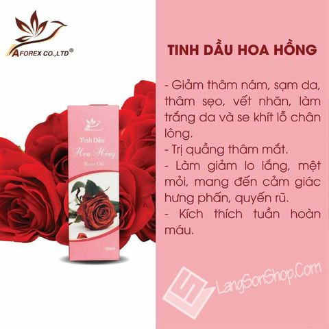  Tinh Dầu Hoa Hồng (50ml) 