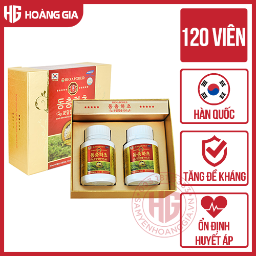 Viên Đông Trùng Hạ Thảo Hàn Quốc 100% 120 Viên