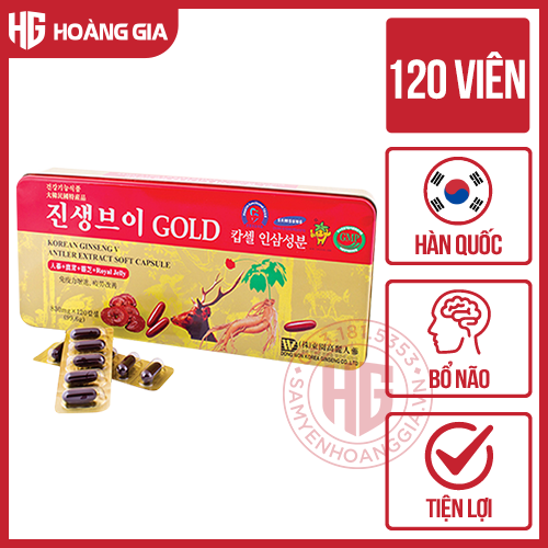 Viên Uống Sâm Nhung Linh Chi Hàn Quốc Dongwon hộp 120 Viên