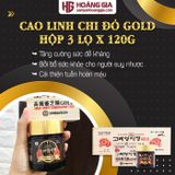 Cao Linh Chi Sao Đỏ Hàn Quốc Hộp Gỗ 3 Lọ X 120g