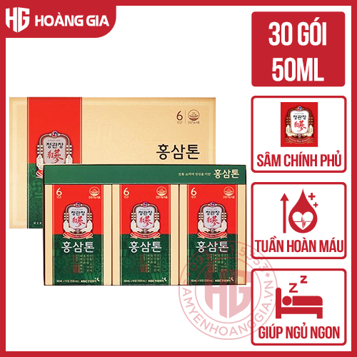 Nước Hồng Sâm Chính phủ Hàn Quốc KGC Tonic Origin Hộp 30 Gói x 50ml