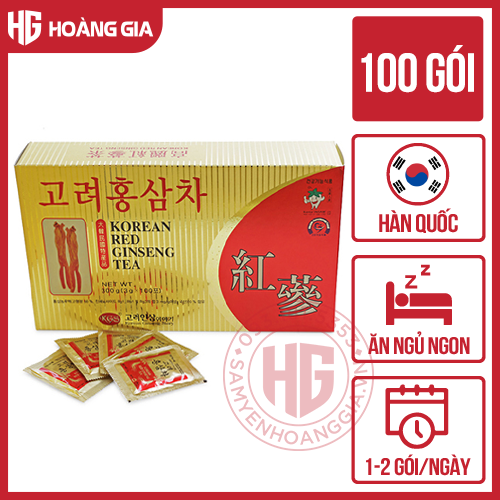 Trà Sâm Hàn Quốc KGS 100 gói x 3g Loại Tốt