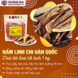 Nấm Linh Chi Đỏ Hàn Quốc Thái Lát Bịch 500g