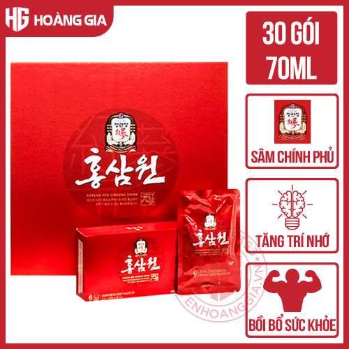 Nước hồng sâm Won KGC Chính phủ Hàn Quốc CheongKwanJang hộp 30 gói x 70ml