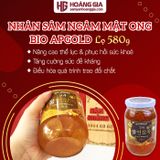 Sâm Tươi Hàn Quốc Ngâm Mật Ong BIO APGOLD lọ 580g