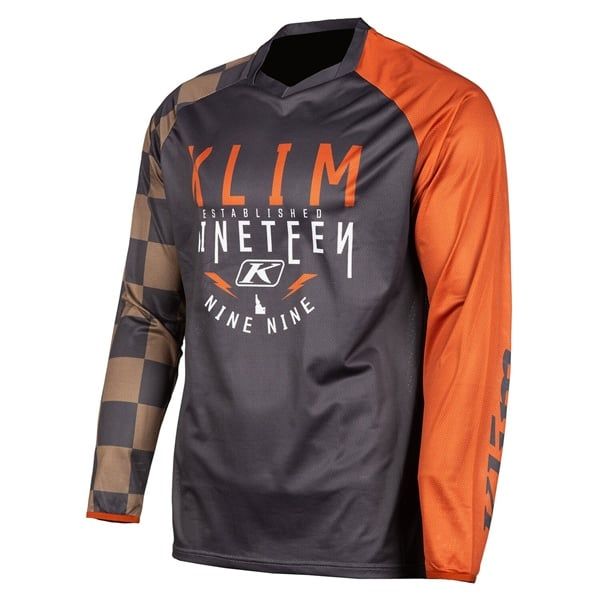 Áo KLIM Petrol Jersey Checkered Potter Clay