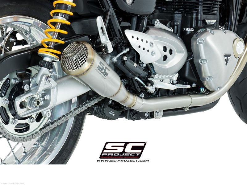 Pô SC Conic 70S Style - Triumph Thruxton/Speed Twin