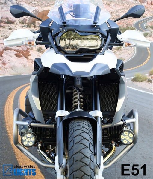 Đèn Trợ Sáng Clear Water Erica + Pass Khung R1250GS