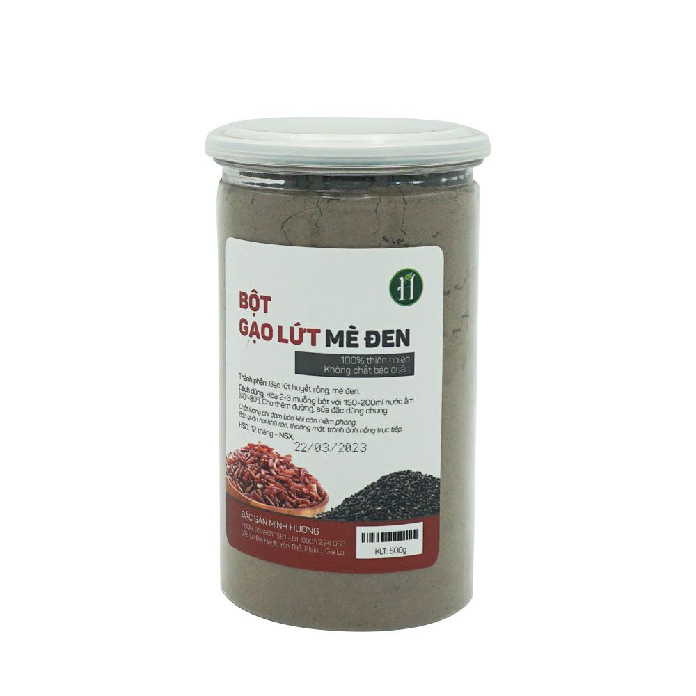 Bột gạo lứt mè đen