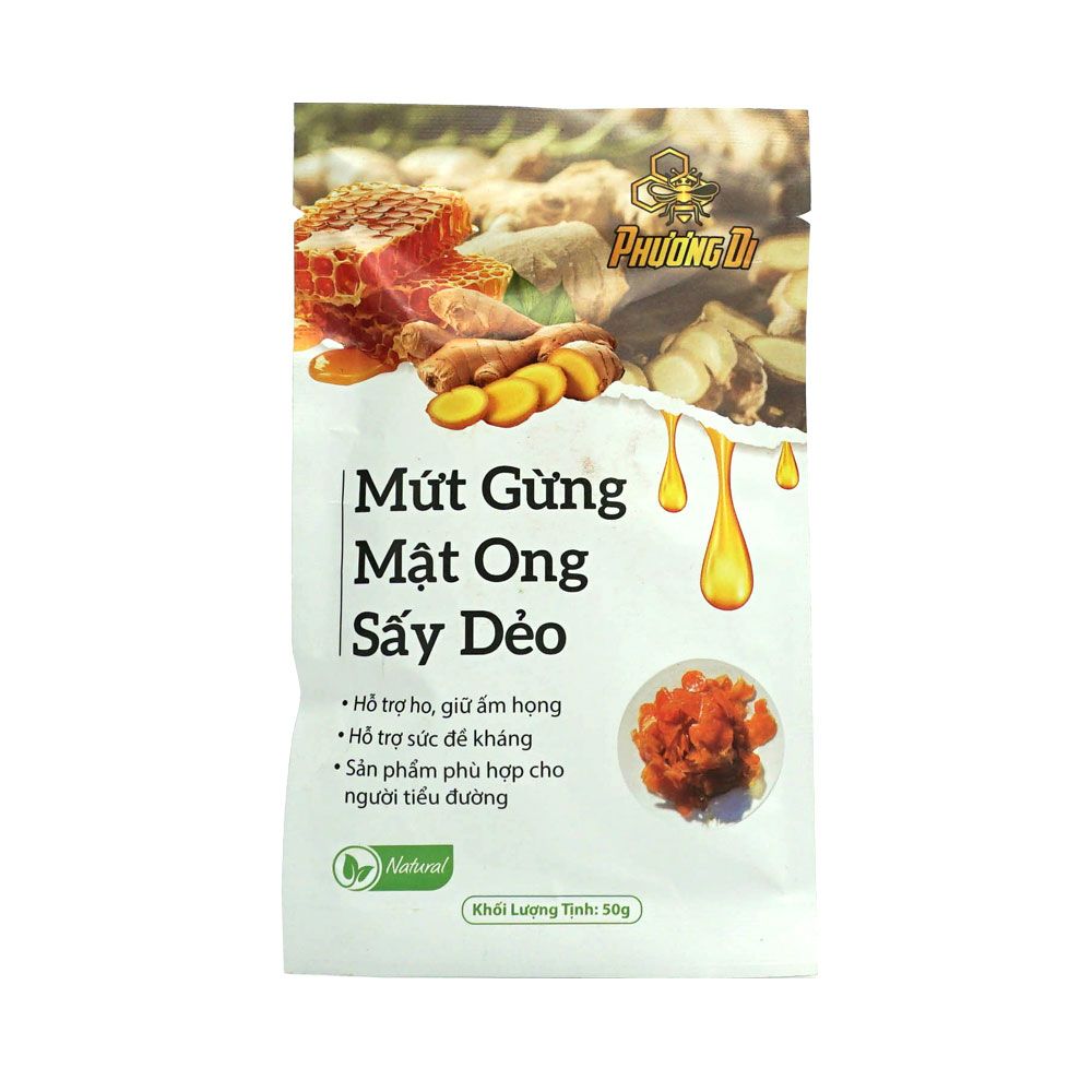 Mứt gừng mật ong sấy dẻo