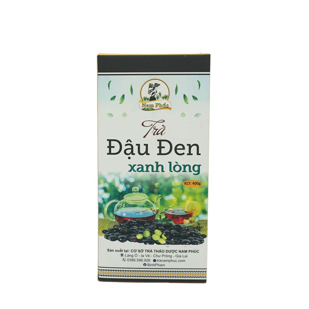 Trà đậu đen xanh lòng