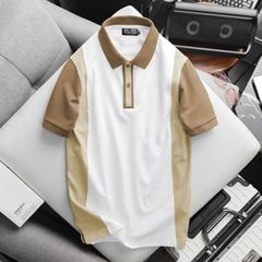 Áo thun polo bigsize nam phối màu thời trang 2 bên sườn (mẫu 38)