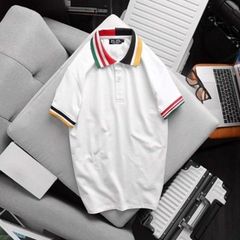 Áo thun polo chất cotton cổ phối màu (mẫu 39)