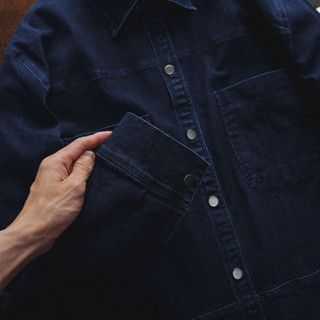 Áo khoác jean big size vải jean co giãn <130kg (Mẫu 2)