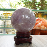 Cầu thạch anh tím nặng 3kg, đường kính 12.3cm