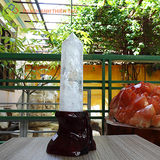 Trụ thạch anh trắng 1,76kg cao 35cm