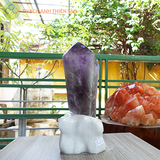 Trụ thạch anh tím nặng 3.88 kg, cao 37cm