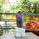 Trụ thạch anh tím nặng 3.88 kg, cao 37cm