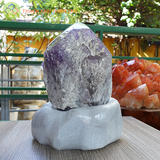 Trụ thạch anh tím nặng 7.4kg, cao 30cm