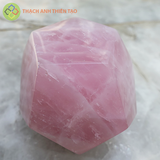 Thạch anh trấn trạch 12 mặt hồng 0.75kg